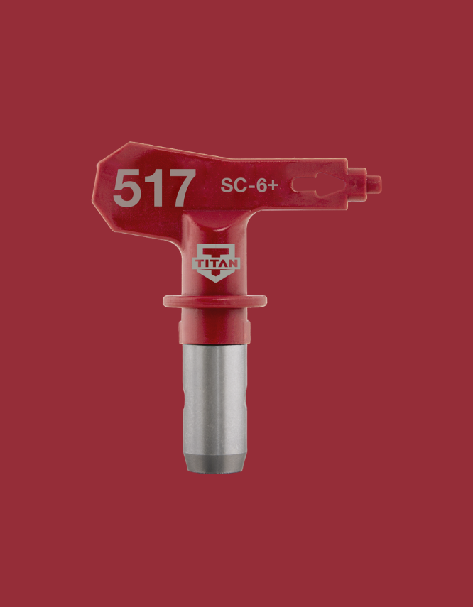 Buse Titan SC6 rouge pour pulvérisation airless