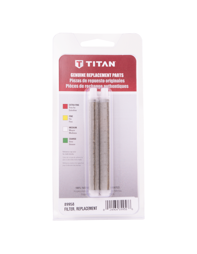 Lot de 2 filtres blancs pour pistolet airless Titan