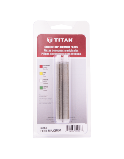 Lot de 2 filtres blancs pour pistolet airless Titan