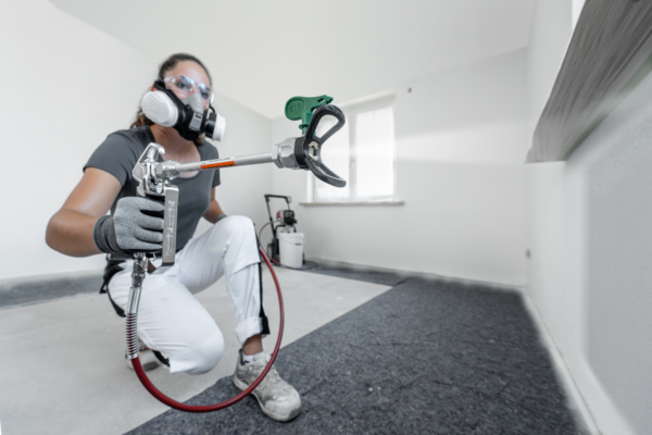 Application peinture intérieure avec pistolet airless Titan