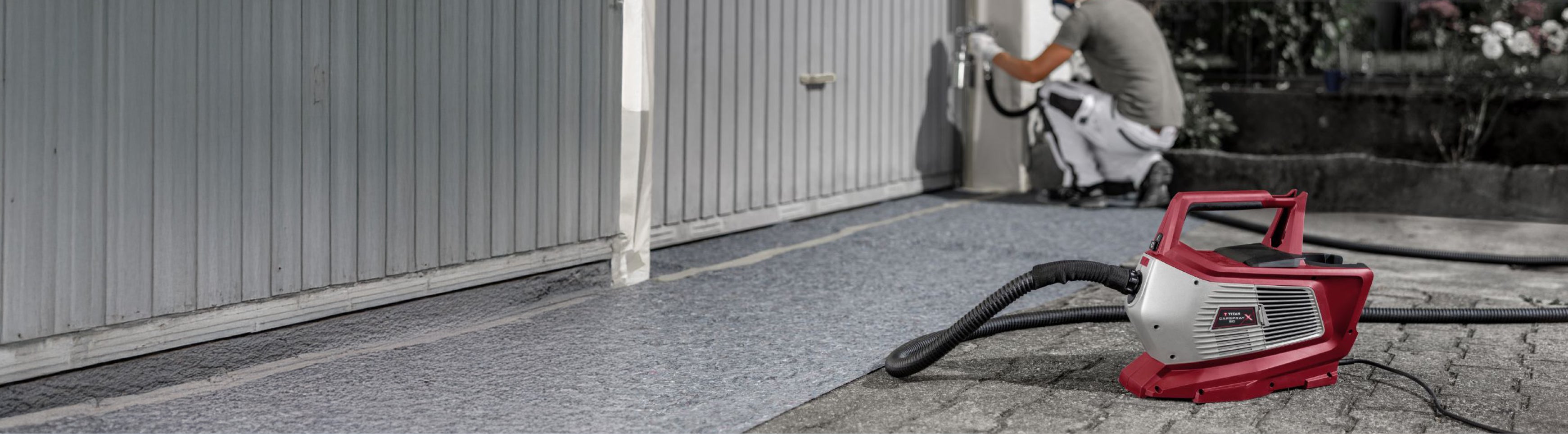 Titan Capspray 80 en application de peinture de finition avec technologie HVLP