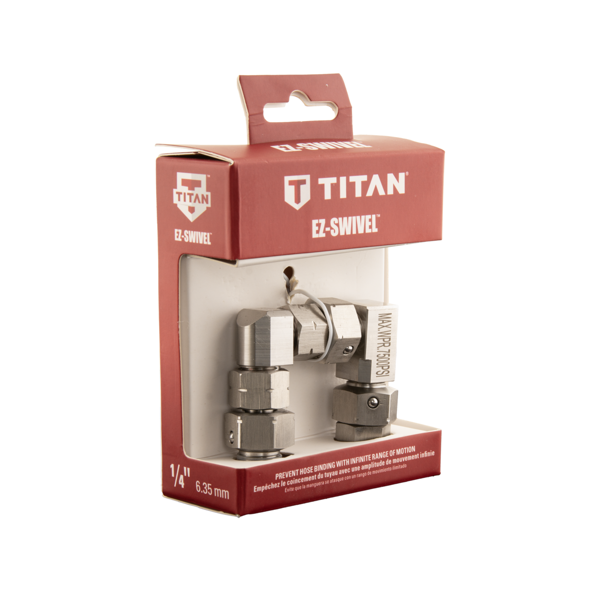 Raccord tournant Titan EZ Swivel compatible avec les systèmes de pulvérisation professionnels