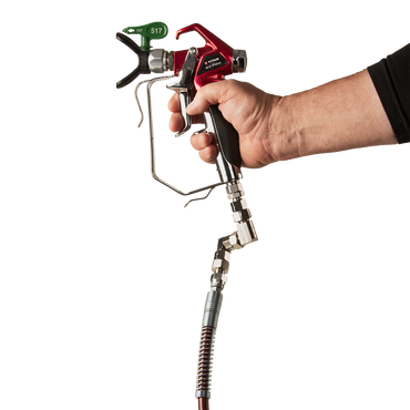 Pistolet airless équipé d'un raccord tournant Titan EZ Swivel pour une meilleure ergonomie