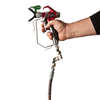 Pistolet airless équipé d'un raccord tournant Titan EZ Swivel pour une meilleure ergonomie