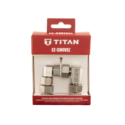 Raccord tournant Titan EZ Swivel améliorant le confort d'utilisation du pistolet