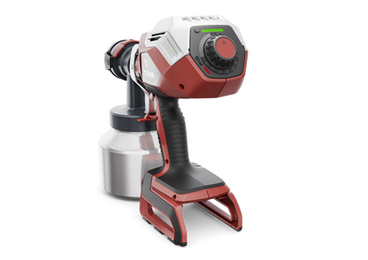 Vue arrière du pulvérisateur sans fil Titan FlexSpray Pro 18V