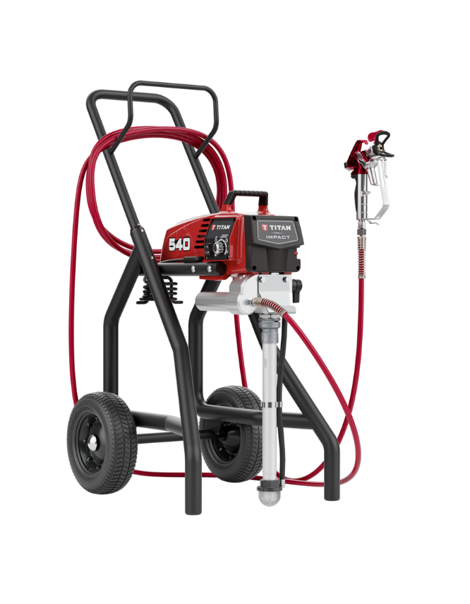 Pulvérisateur airless Titan Impact 540 sur chariot