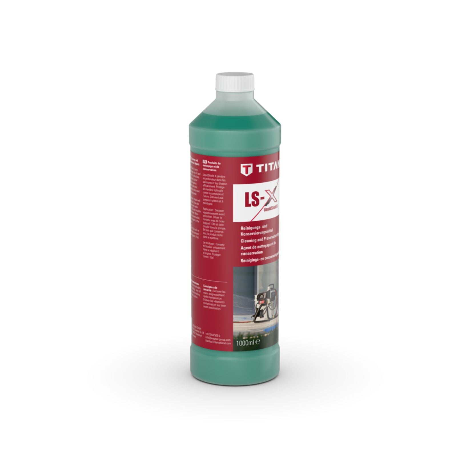 Titan LS-10 Liquid Shield X, agent de nettoyage et de conservation pour pulvérisateurs airless
