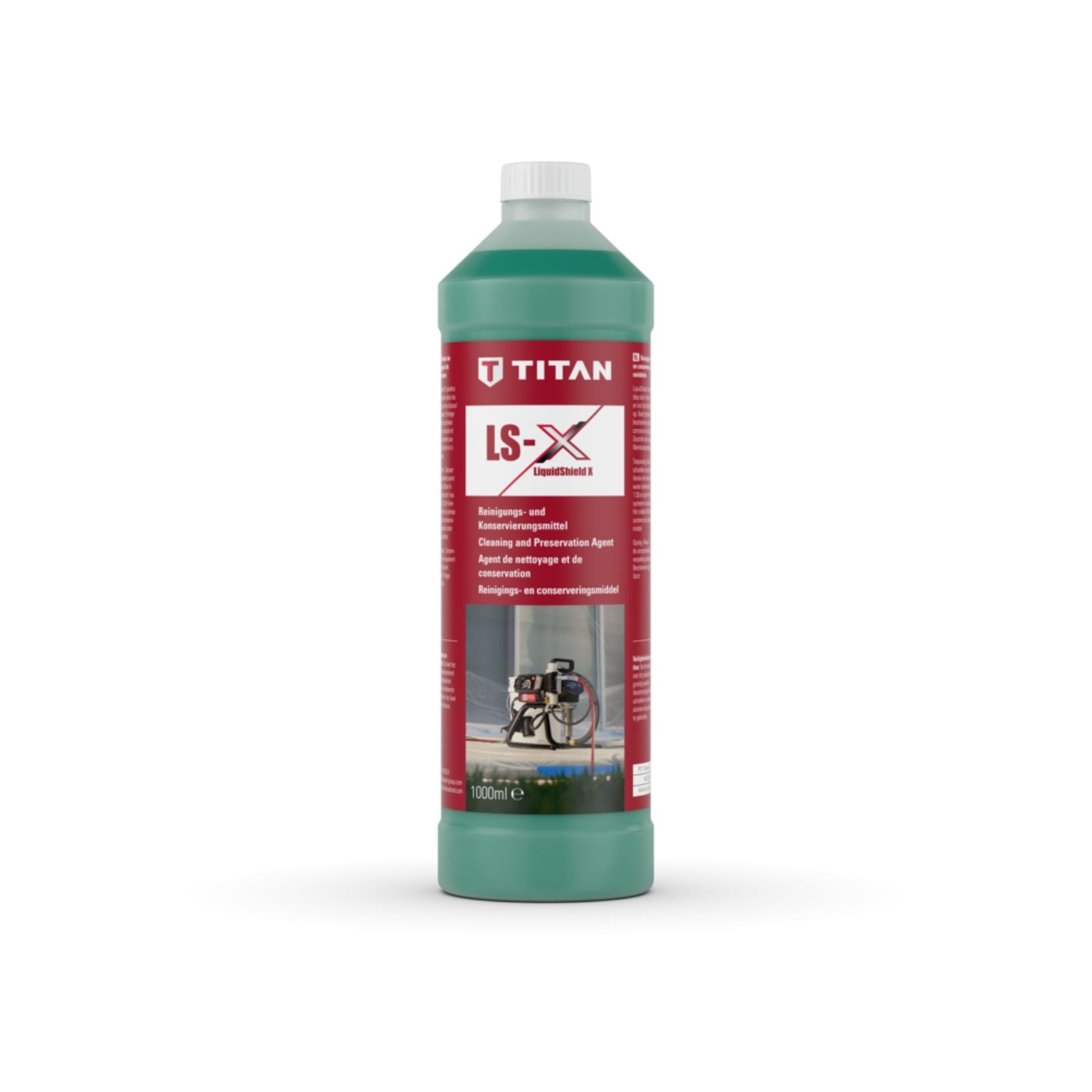Titan LS-10 Liquid Shield X, agent de nettoyage et de conservation pour pulvérisateurs airless