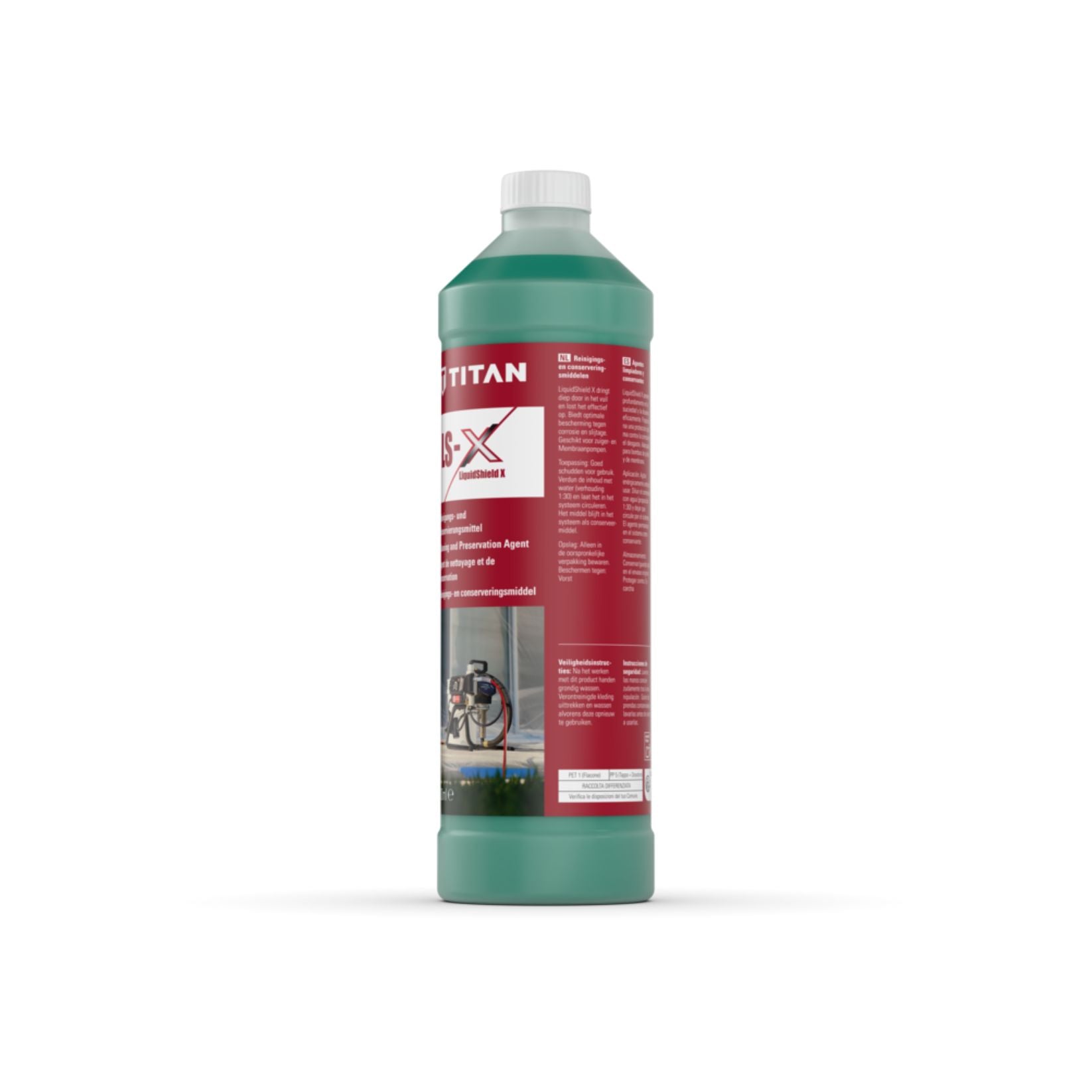 Titan LS-10 Liquid Shield X, agent de nettoyage et de conservation pour pulvérisateurs airless
