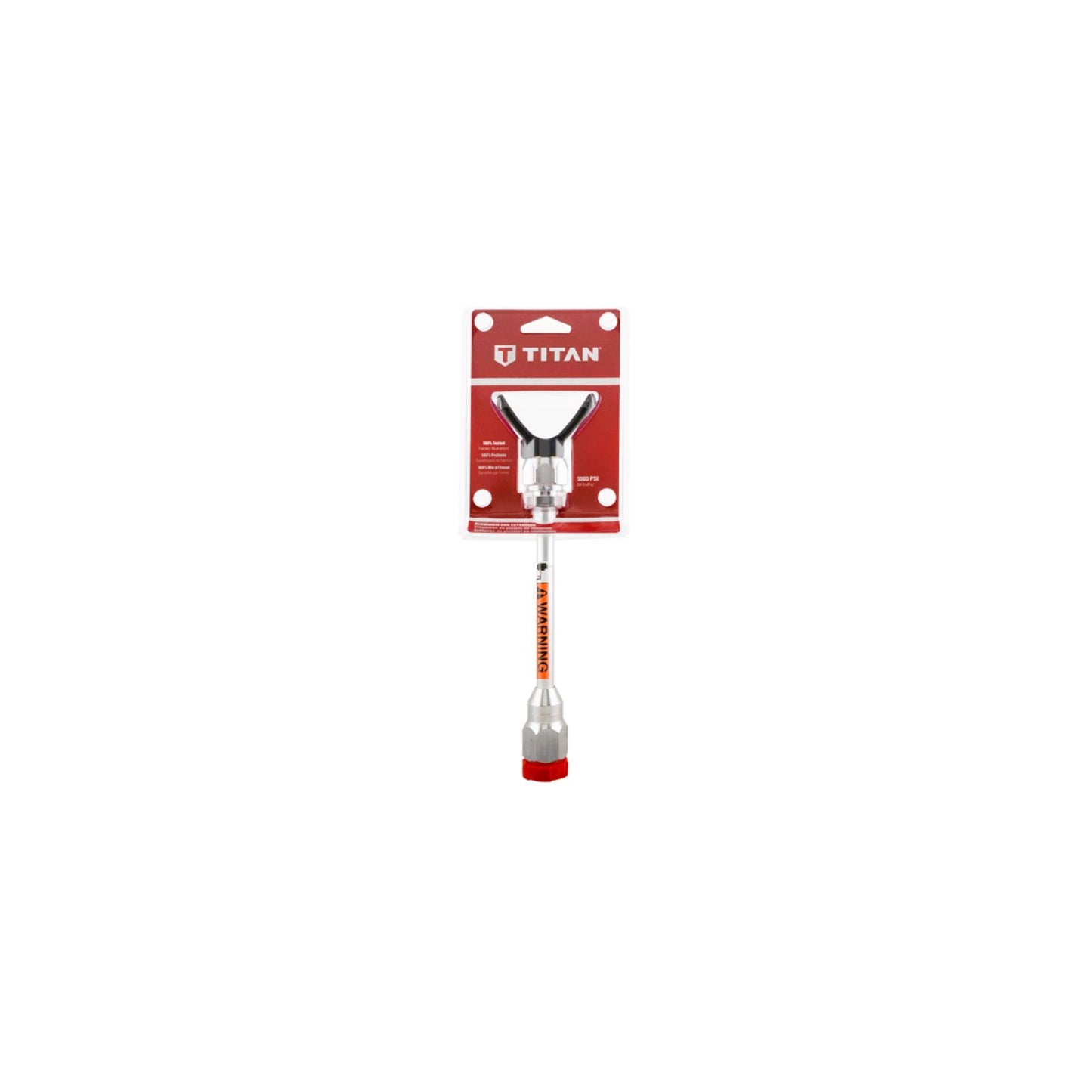 Rallonge Titan pour pistolet de peinture airless 12,5 cm avec emballage blister