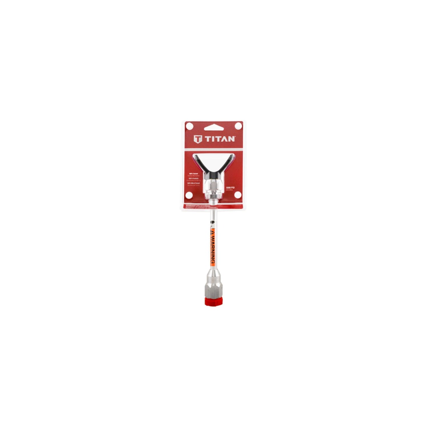 Rallonge Titan pour pistolet de peinture airless 12,5 cm avec emballage blister