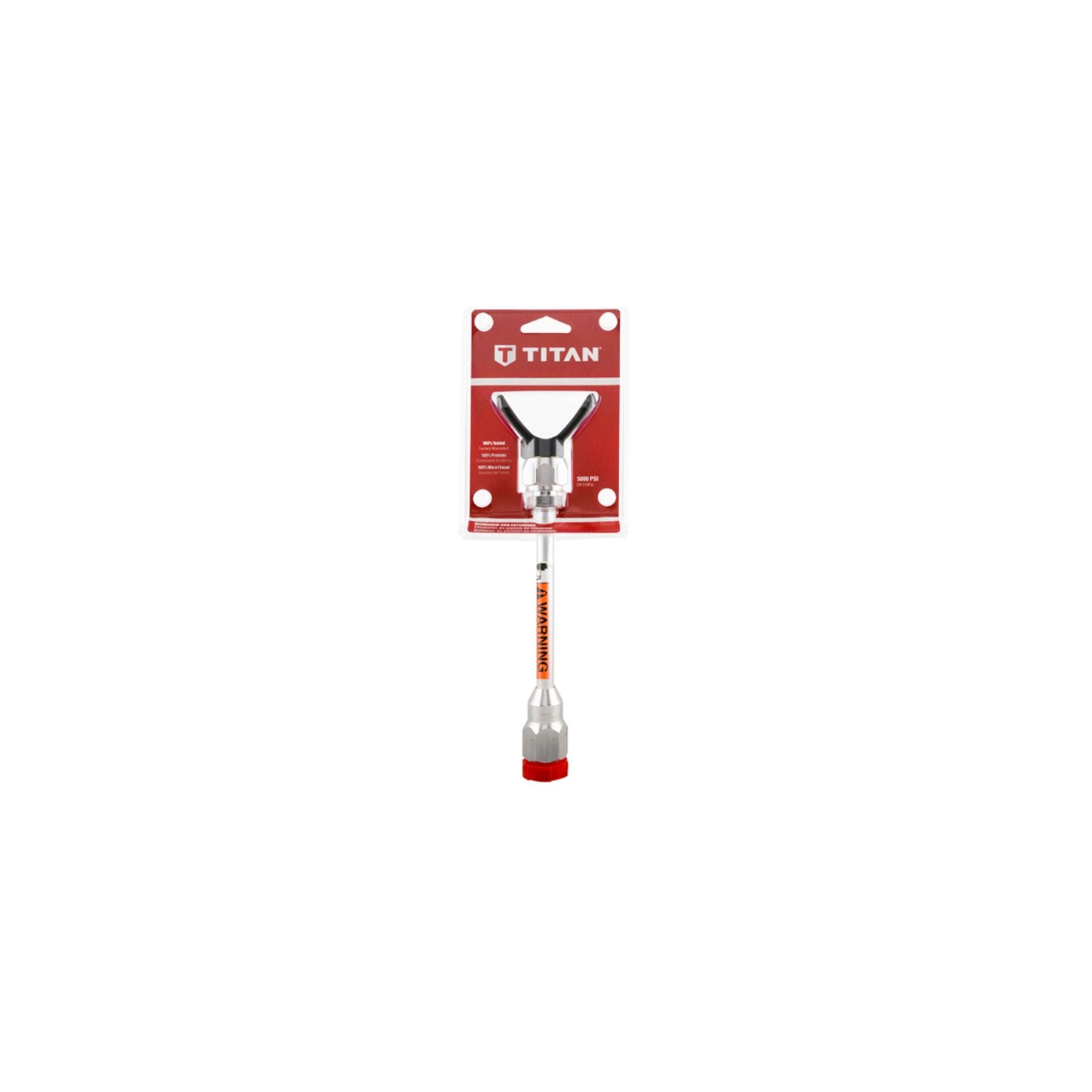 Rallonge Titan pour pistolet de peinture airless 12,5 cm avec emballage blister