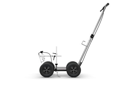 Vue droite du chariot de traçage de lignes Titan Side Striper Pro
